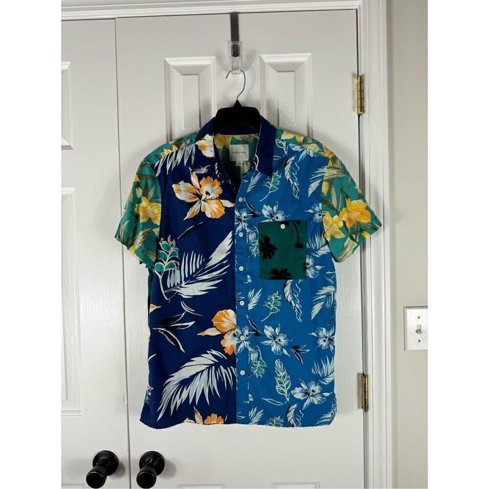 American Eagle Mens Button Down Shirt Size L